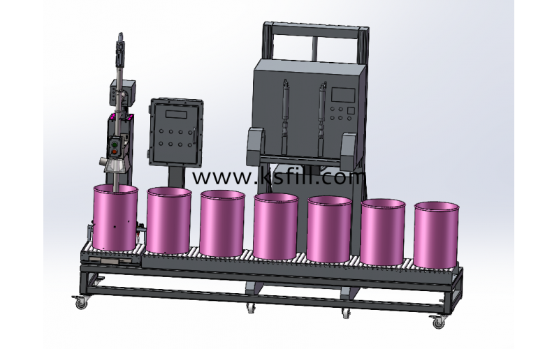 化工溶劑灌裝機(jī)-稀釋劑灌裝機(jī)-樹脂灌裝機(jī)