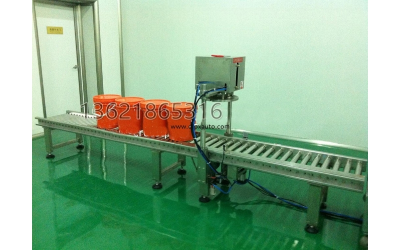 自動稱重灌裝線20L雙噴嘴+壓蓋機(jī)