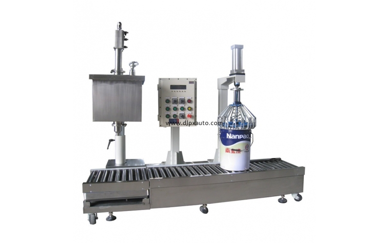 20L儲(chǔ)槽防爆式梅花壓蓋灌裝機(jī)