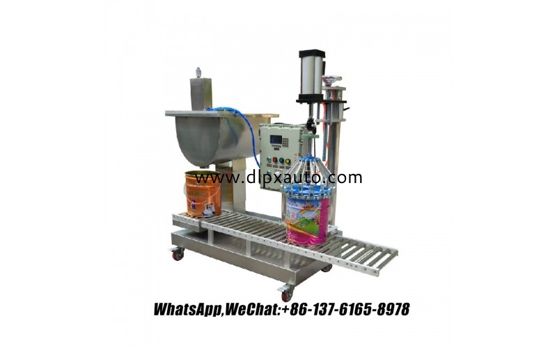 易于作的帶蓋油漆半自動(dòng)化學(xué)桶灌裝機(jī) 2