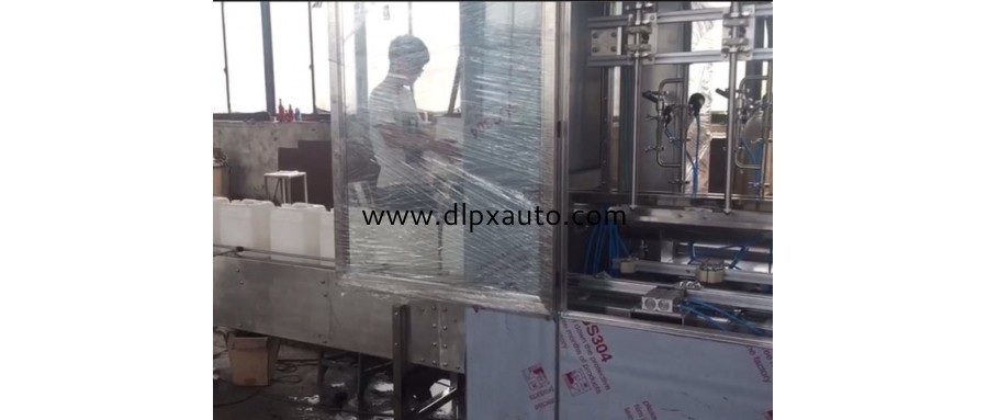 20升食用油灌裝機(jī)直線式5升PET菜籽花生油12頭全自動油罐 裝流水線